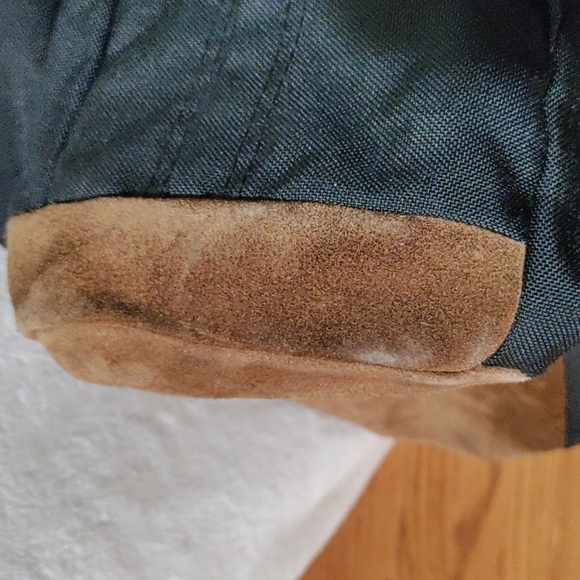 Jansport Bags Jansport Black Backpack With Brown Suede Bottom